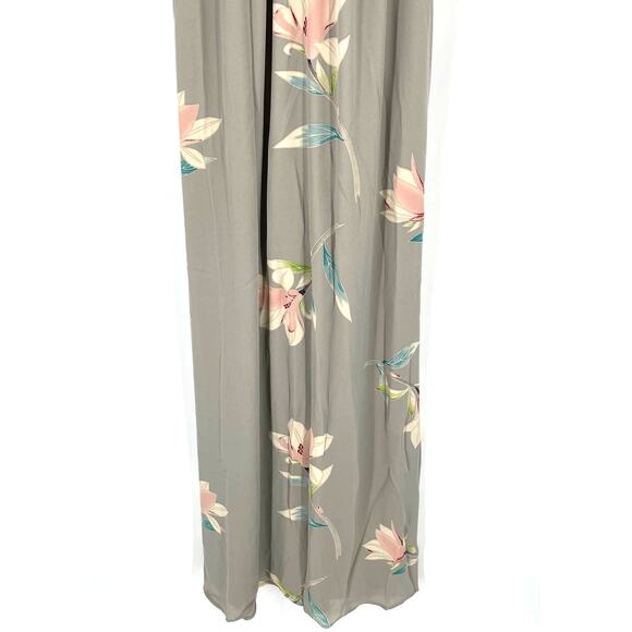 Show Me Your MuMu Caitlin Ruffle Maxi Dress Lily Showers Crisp XS NWT - Picture 7 of 10